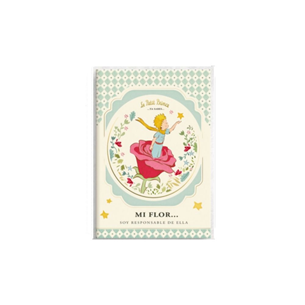Libreta Principito Rosa Premium Paper tapa blanda