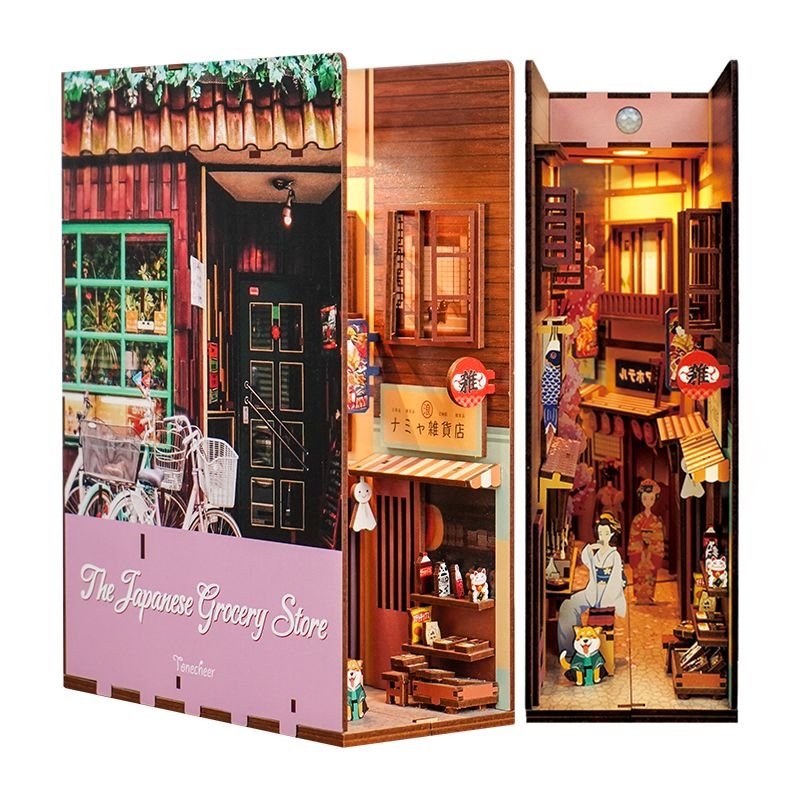 Maqueta Book Nook Tienda Japonesa con Luz y Sensor Movimiento TONECHEER Imagen principal del producto