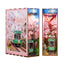 Maqueta Book Nook con Luz Los Viajes de Sakura TONECHEER