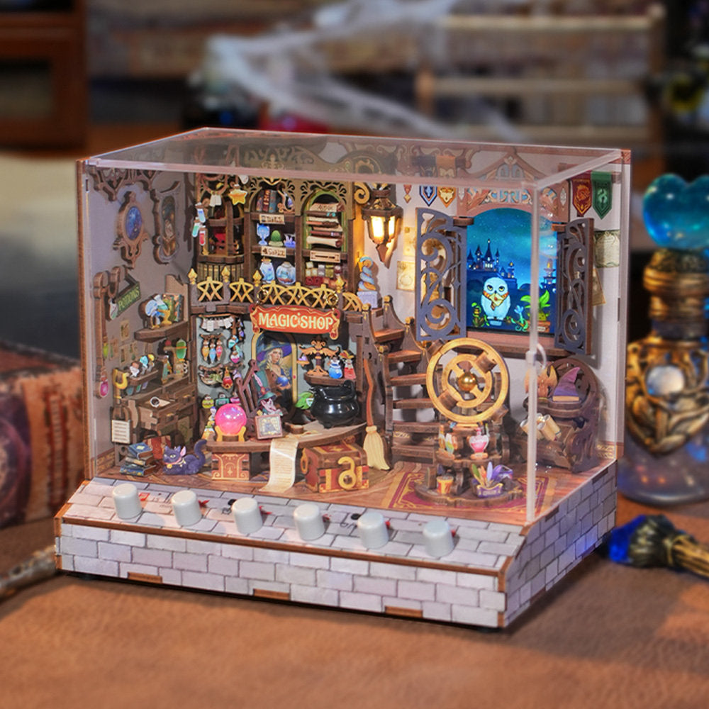 Maqueta con Luz y Sonido Tienda Magica TONECHEER Imagen principal del producto