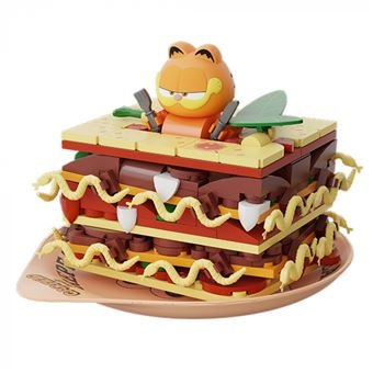 Maquetas de Construcción Garfield Comiendo Lasaña PANTASY Imagen principal del producto