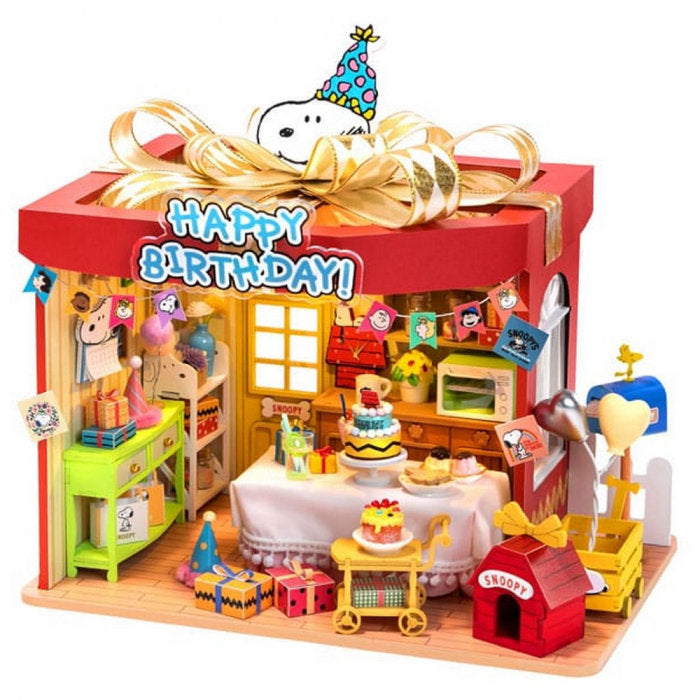 Maqueta escena Snoopy Happy Birthday PUREMIND Imagen principal del producto