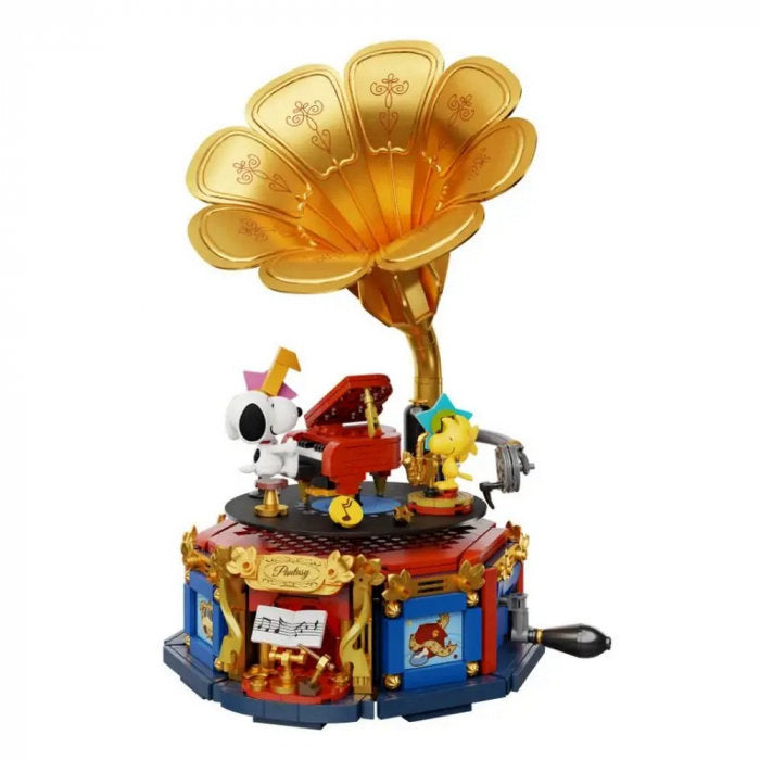 Maqueta de Construcción Figurita Snoopy Fonógrafo PANTASY Imagen principal del producto