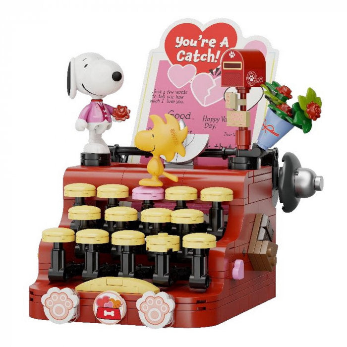 Maqueta de Construcción Snoopy Máquina de Escribir Love PANTASY Imagen principal del producto