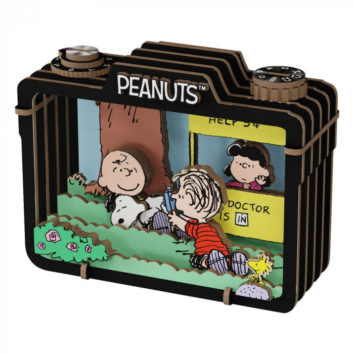 Maqueta con Movimiento Diorama 3D Snoopy Cámara Puremind