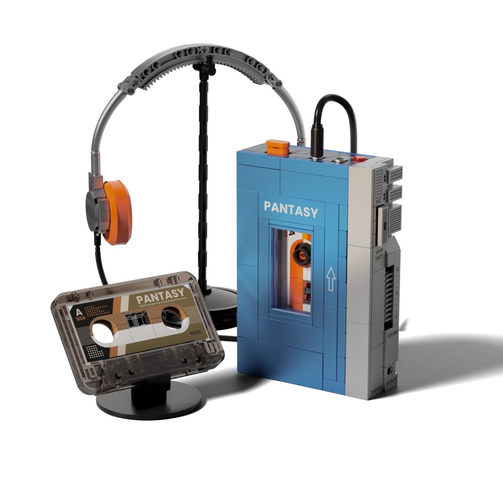 Maqueta Walkman Reproductor de Casete PANTASY Imagen principal del producto