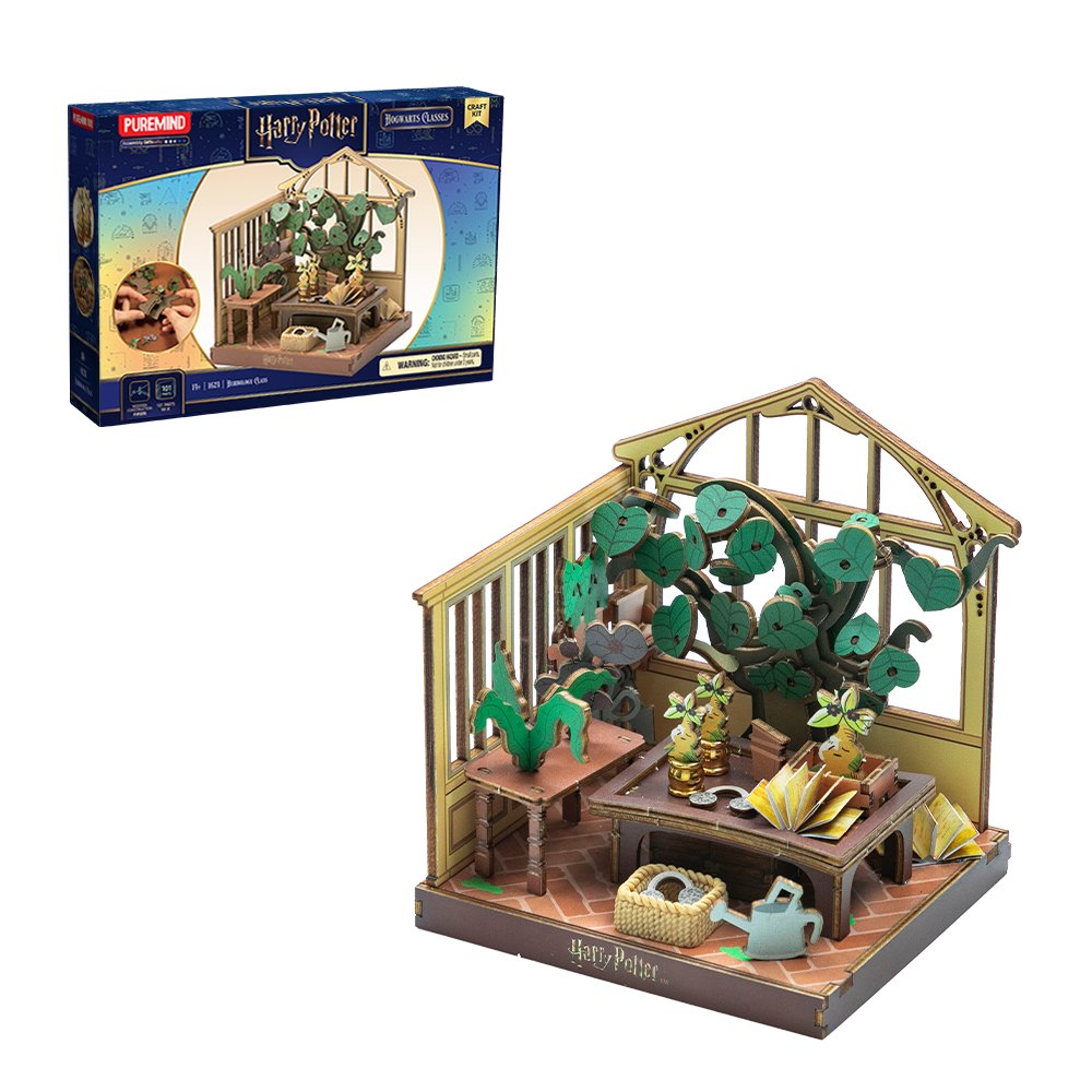 Maqueta Harry Potter Clases de Herbología Hogwarts PUREMIND Imagen principal del producto
