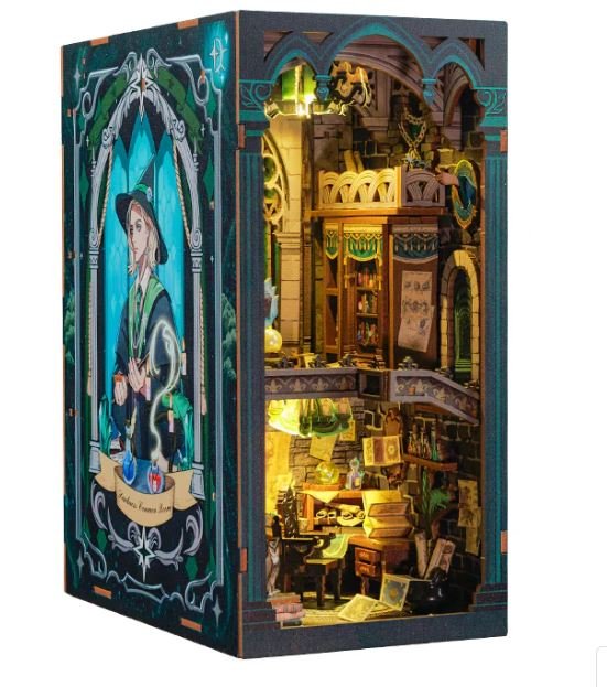 Maqueta Book Nook con Luz Hechizos Oscuros CUTEBEE Imagen principal del producto