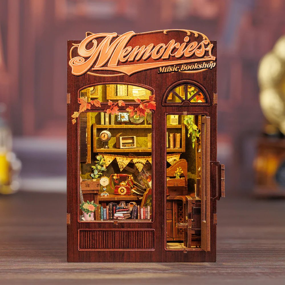 Maqueta con Luz Librería Musical Memories CUTEBEE Imagen principal del producto