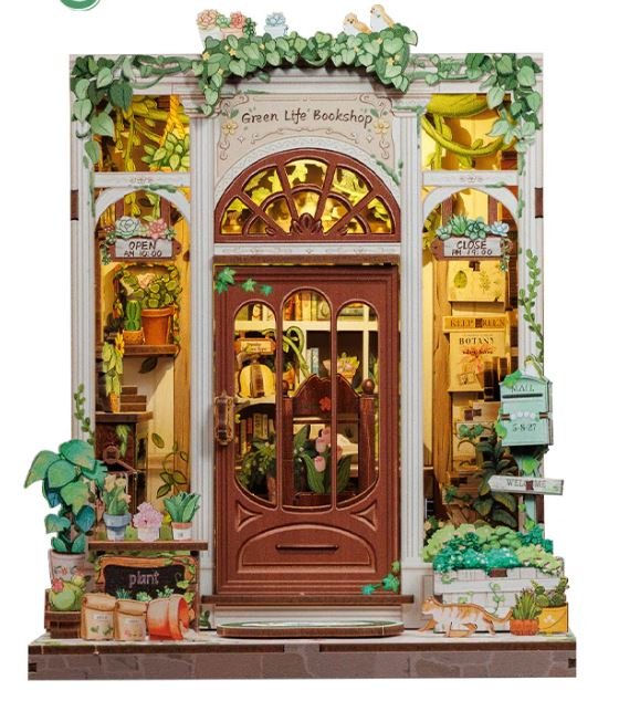Maqueta con Luz Libreria Green Life CUTEBEE Imagen principal del producto