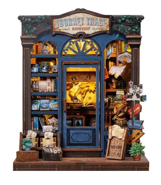 Maqueta con Luz Libreria Journey Trace CUTEBEE