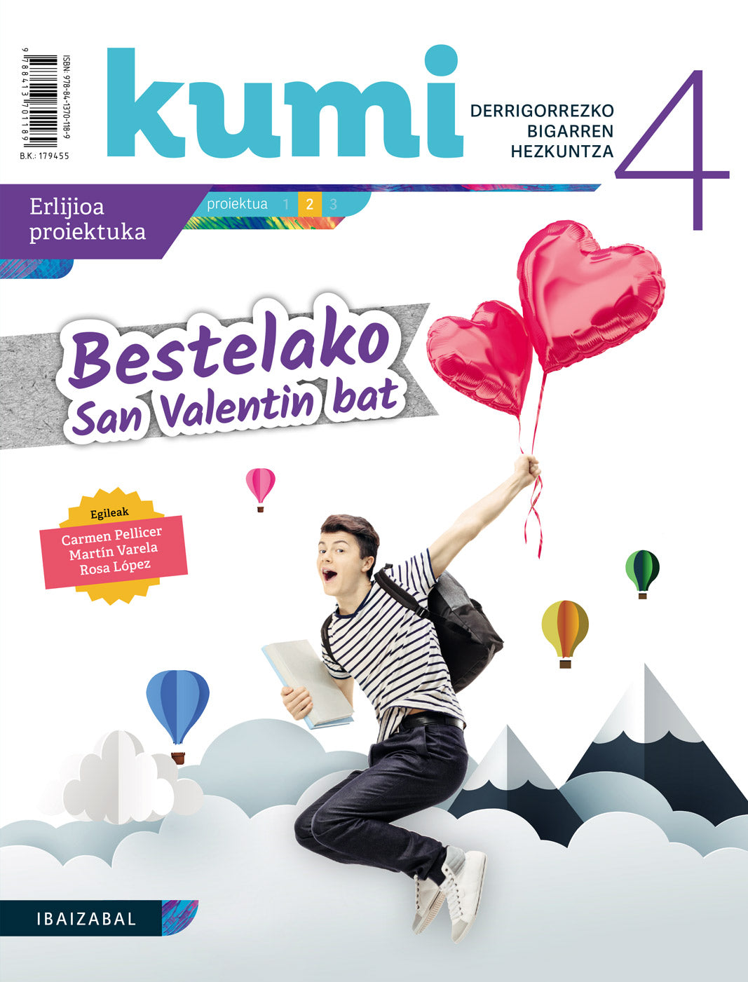 Bestelako San Valentin bat Dbh 4. Batzuk (Editorial Ibaizabal) 9788413701189 Imagen principal del producto