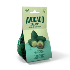 GOMA BORRAR FORMA AGUACATE FRED 4 UNIDADES | 1 UNIDADES | (WIDDOP)