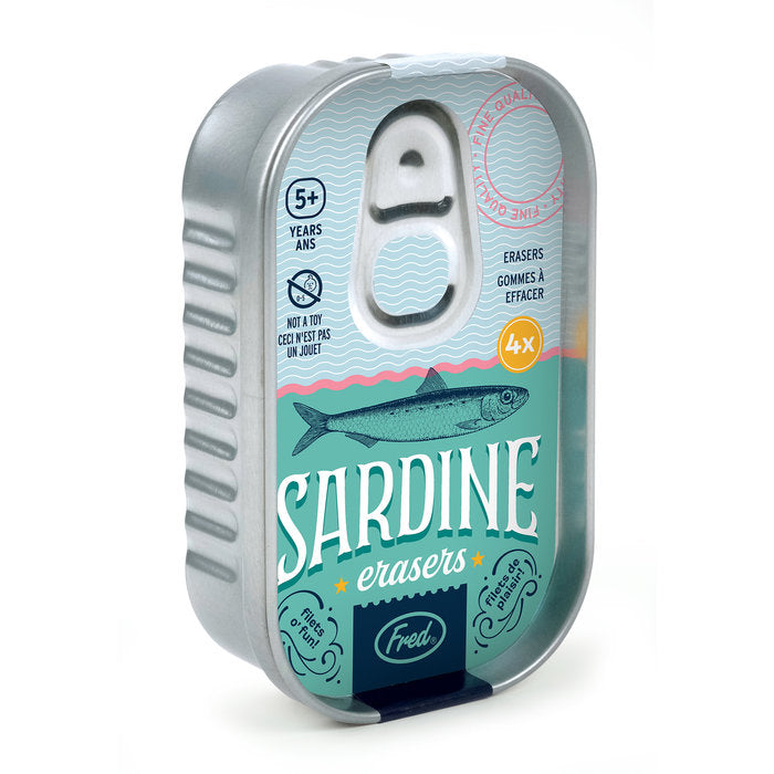 GOMA BORRAR SARDINAS LATA 4 UNIDADES | 1 UNIDADES | (WIDDOP)