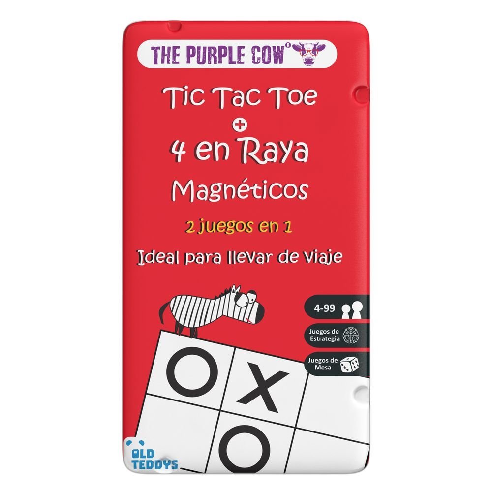 Juego to Go Tic Tac Toe y 4 en Raya Marca Purple Cow