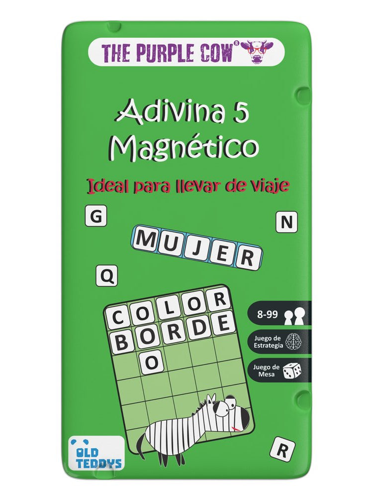 JUEGO TO GO - ADIVINA 5 | THE PURPLE COW | 1 UNIDAD | 7290019486787 Imagen principal del producto