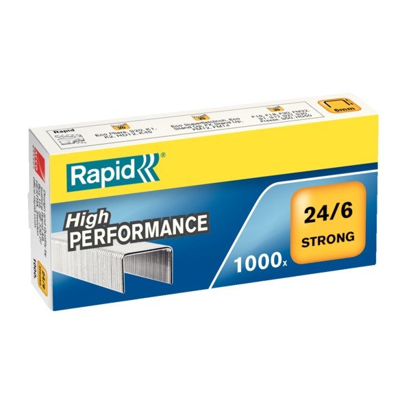 GRAPAS STRONG RAPID 24/6 CAJA 1000 | 1 UNIDADES | (RAPID)