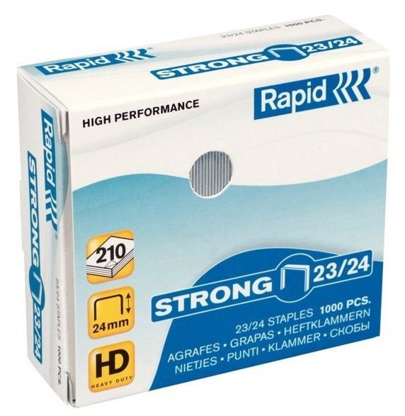 Grapas Strong Rapid 23/24 Marca Rapid Pack 100 unidades