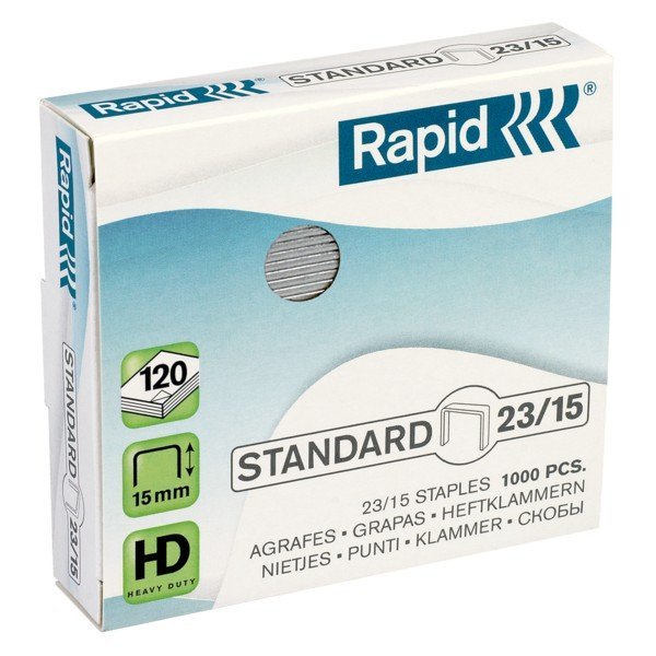 GRAPAS ESTANDARES RAPID 23/15 | 10 UNIDADES | (RAPID)