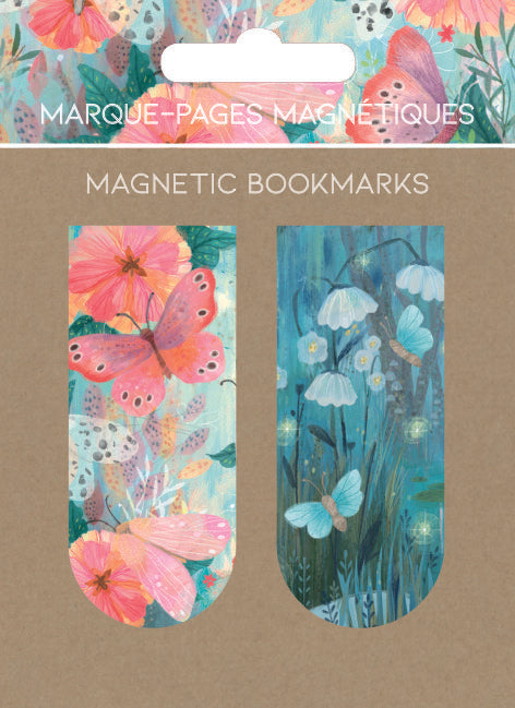 MARCAPAGINAS MAGNETICOS FLEURS ET PAPILLONS MARIPOSAS | 6 UNIDADES | (PICTURA) Imagen principal del producto