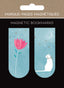 MARCAPAGINAS MAGNETICOS CHAT AVEC FLEUR FLORES Y GATOS | 6 UNIDADES | (PICTURA)