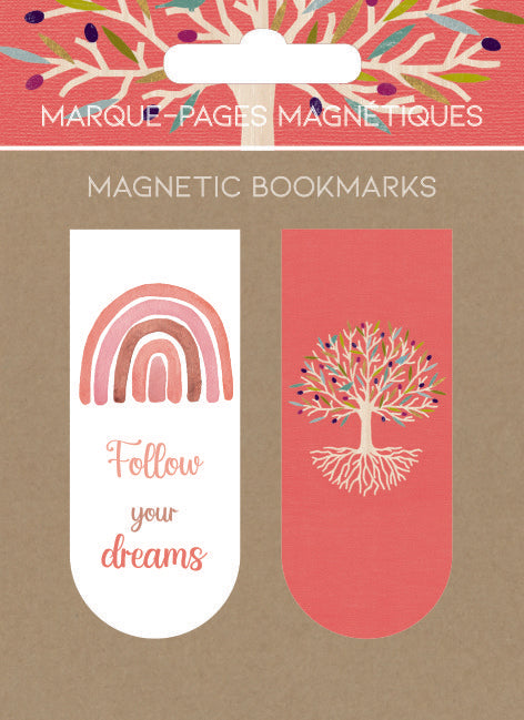 MARCAPAGINAS MAGNETICOS ARBRE ET ARC-EN-CIEL SUEÑOS | 6 UNIDADES | (PICTURA) Imagen principal del producto