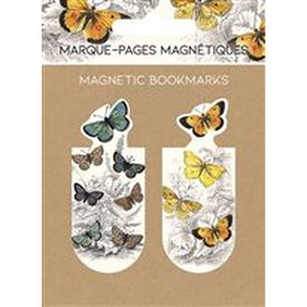 Marcapáginas magnéticos mariposas Pictura Pack 2 unidades