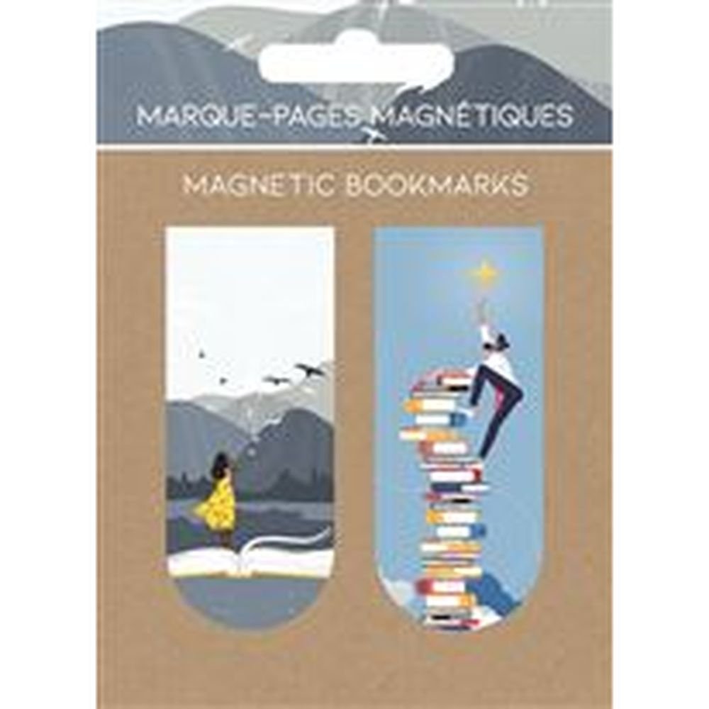 Blister 2 Marcapáginas Magnético un Mundo de Libros Pictura