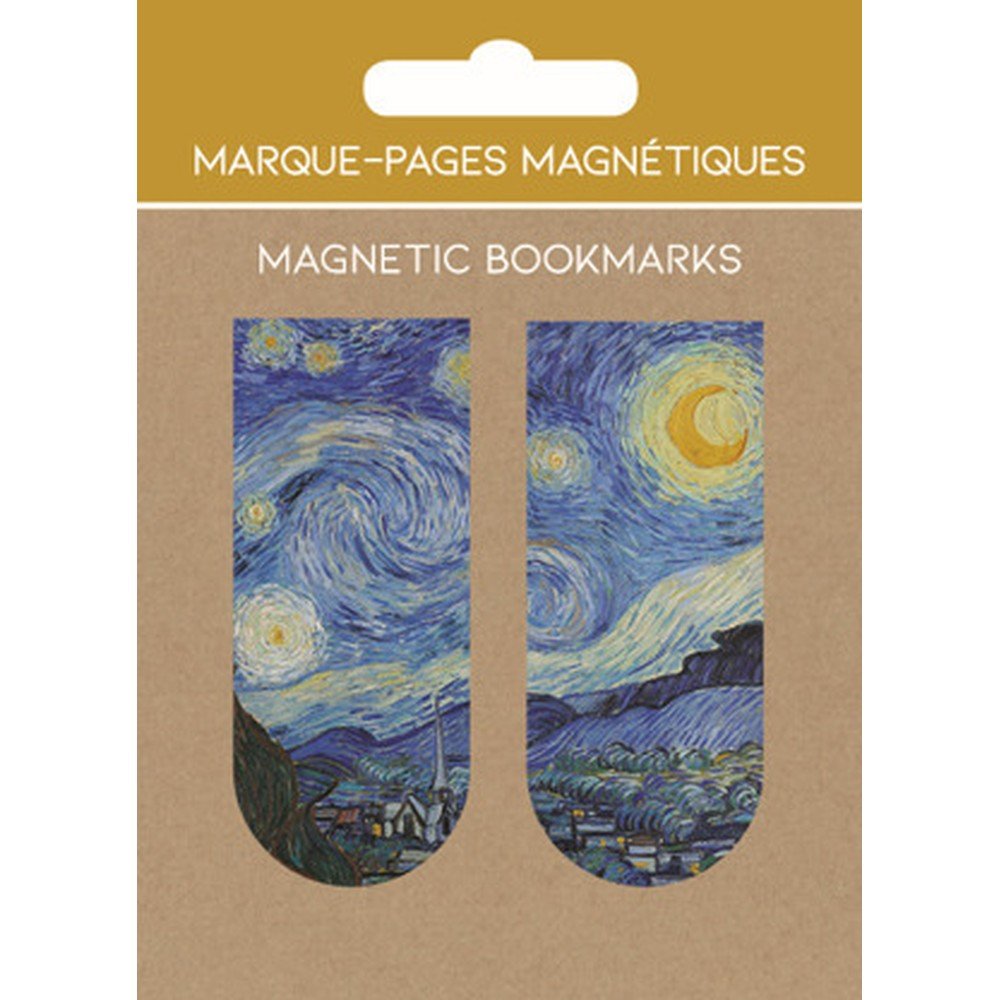 Marcapáginas magnéticos Van Gogh, pack de 6 unidades