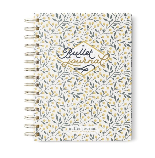 CUADERNO ANILLAS BULLET JOURNAL - MEDITERRANEA | THE GREAT MOUSTACHE Imagen principal del producto