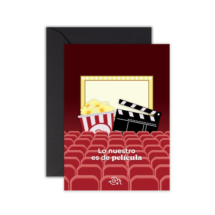 TARJETA - LO NUESTRO ES DE PELICULA | THE GREAT MOUSTACHE | 1 UNIDAD | 7427246047935 Imagen principal del producto