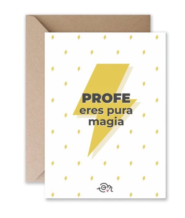 Tarjeta Eres Pura Magia The Great Moustache Imagen principal del producto