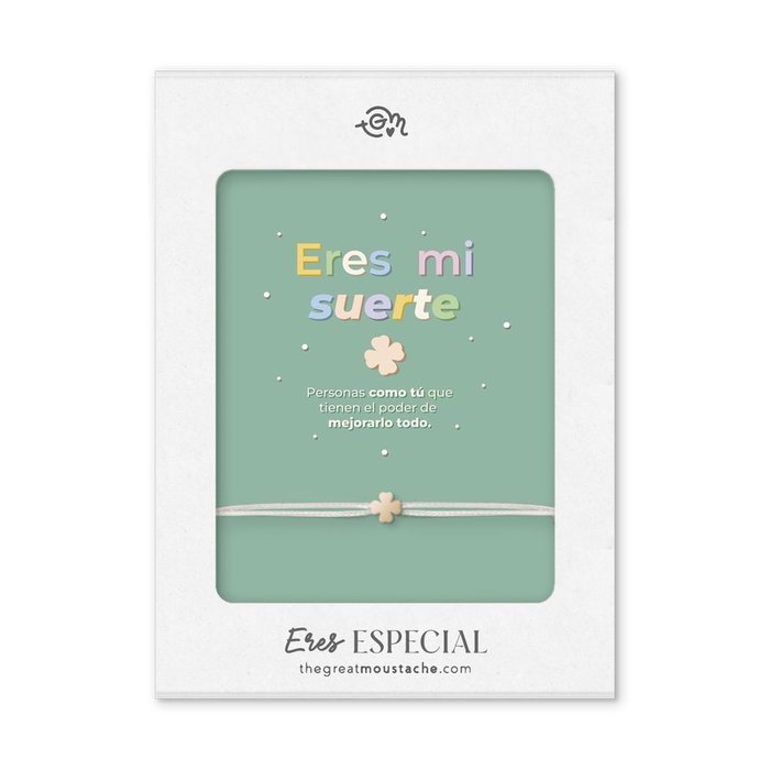 Pulsera Eres Especial Eres Mi Suerte - The Great Moustache