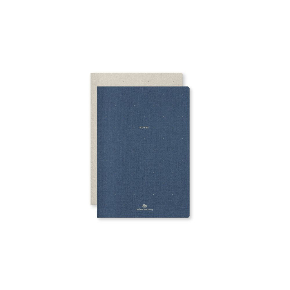 Pack Libretas A5 Enteladas Denim y Arena The Great Moustache Imagen principal del producto