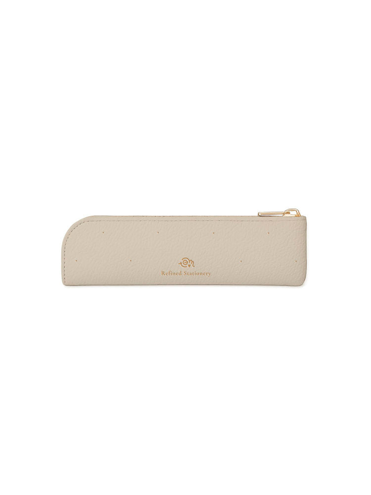 ESTUCHE DOTTED CUERO VEGANO GREIGE | THE GREAT MOUSTACHE Imagen principal del producto