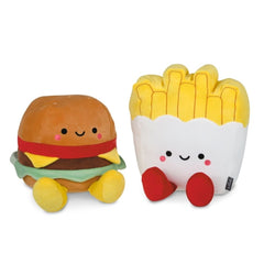 SET DE DOS PELUCHES MAGNETICOS HAMBURGUESA & PATATAS 24 CM | HALLMARK | 1 UNIDAD | 7637958180206