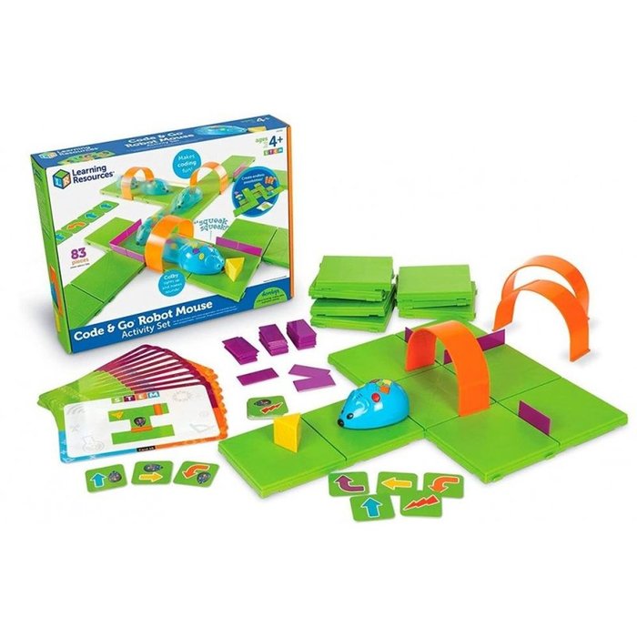 SET ACTIVIDADES DEL RATON ROBOT CODE & GO LEARNING RESOURCE | LEARNING RESOURCES | 1 UNIDAD | 7650230283174 Imagen principal del producto