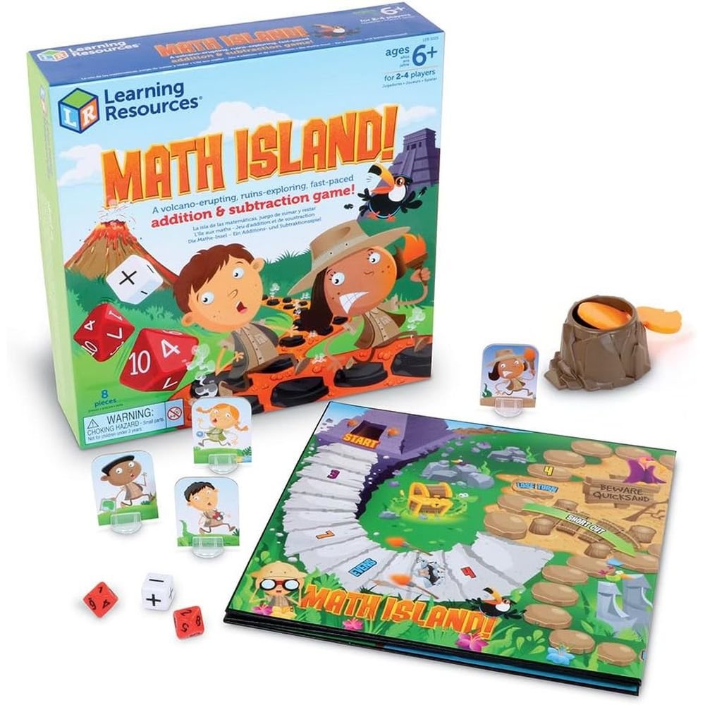 Juego de Mesa Math Island Addition & Subtraction Game LEARNING RESOURCES Imagen principal del producto