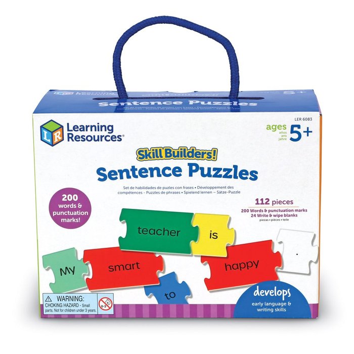 PUZZLES CON FRASES DE SKILL BUILDERS FORMAR PALABRAS | LEARNING RESOURCES | 1 UNIDAD | 7650230608366 Imagen principal del producto