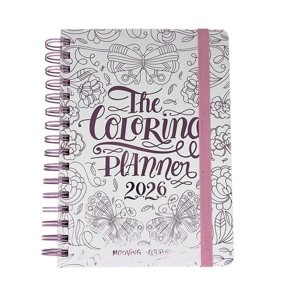 Agenda Anual Coloring by Car Pintos MOOVING Agendas Espiral Imagen principal del producto