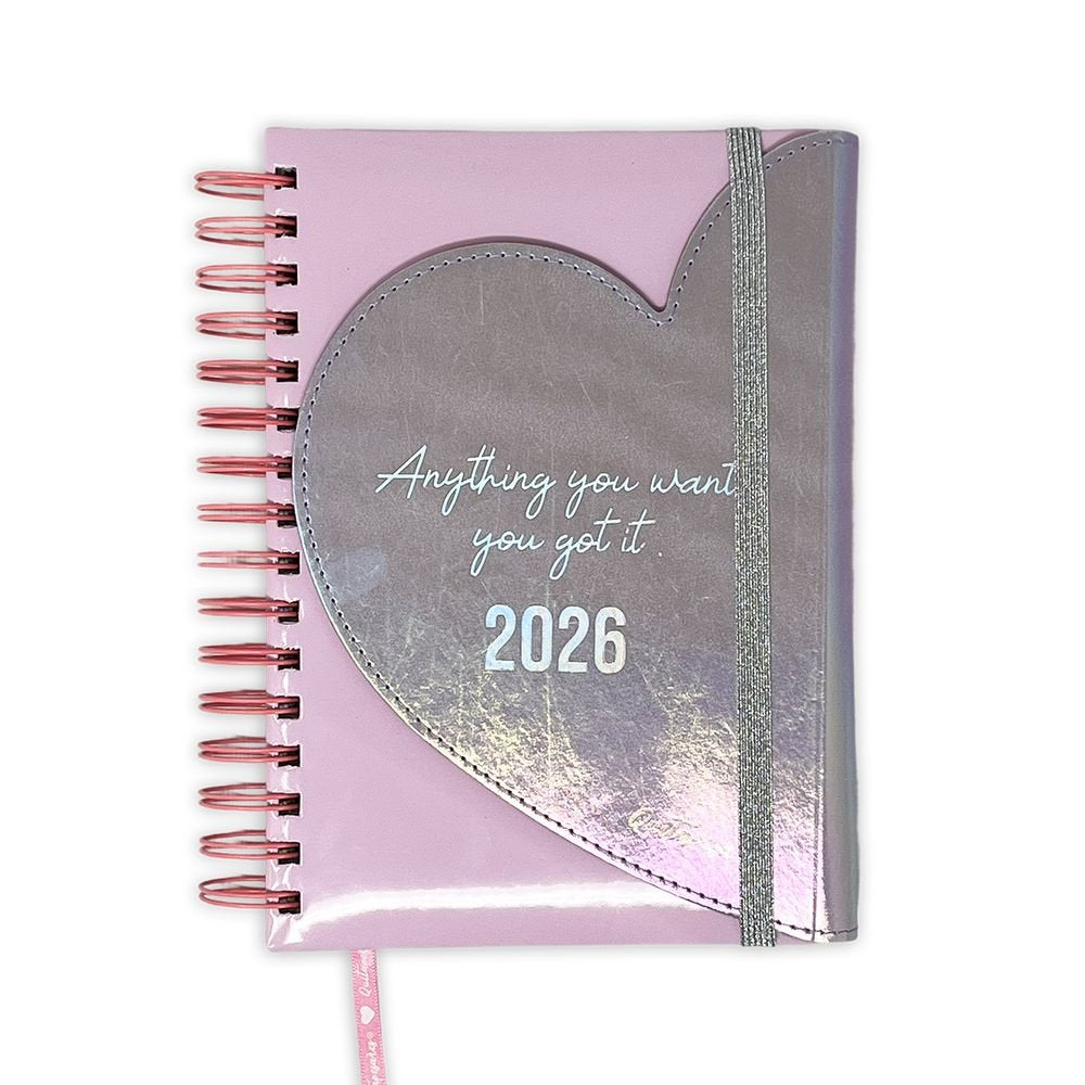 Agenda Anual Espiral Quitapesares Heart Mooving Marca Mooving Agendas Imagen principal del producto