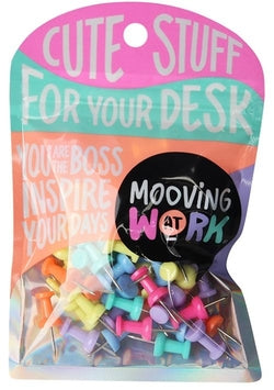 Señalizadores Push Pins MOOVING Pack 50 surtidos para pizarras Imagen principal del producto