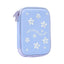 Plumier Doble Cremallera Rígido Eva Azul Margaritas Daisy Mooving Paper
