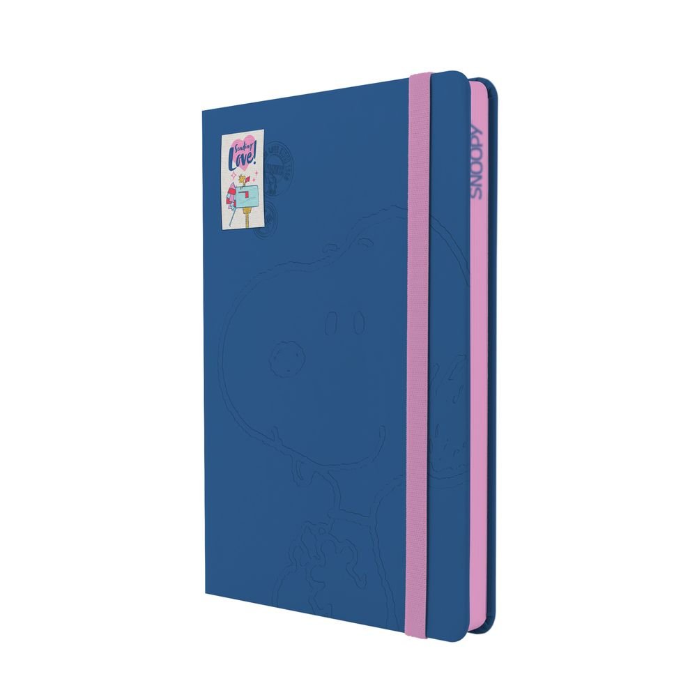 Cuaderno A5 tapa dura rayado Snoopy