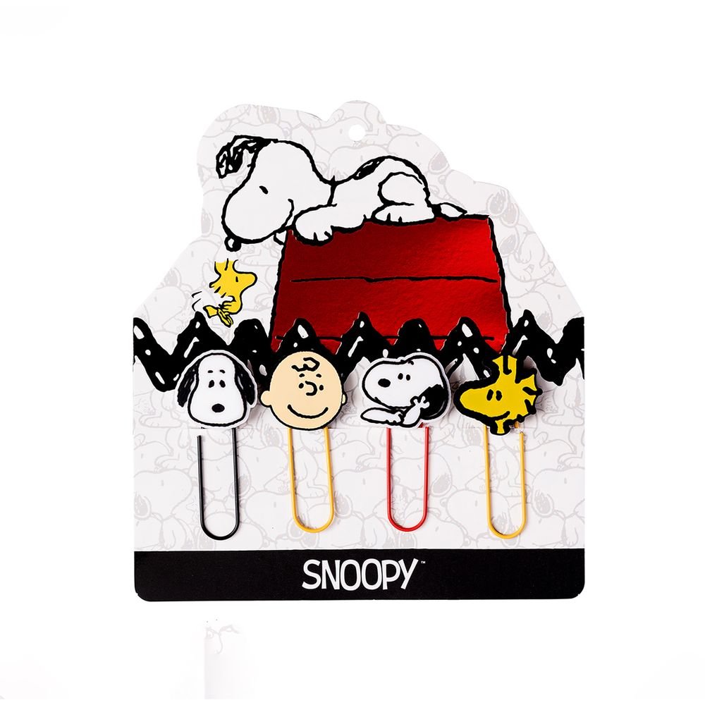 Set 4 Clips Amigos de Snoopy Mooving Paper EU Imagen principal del producto