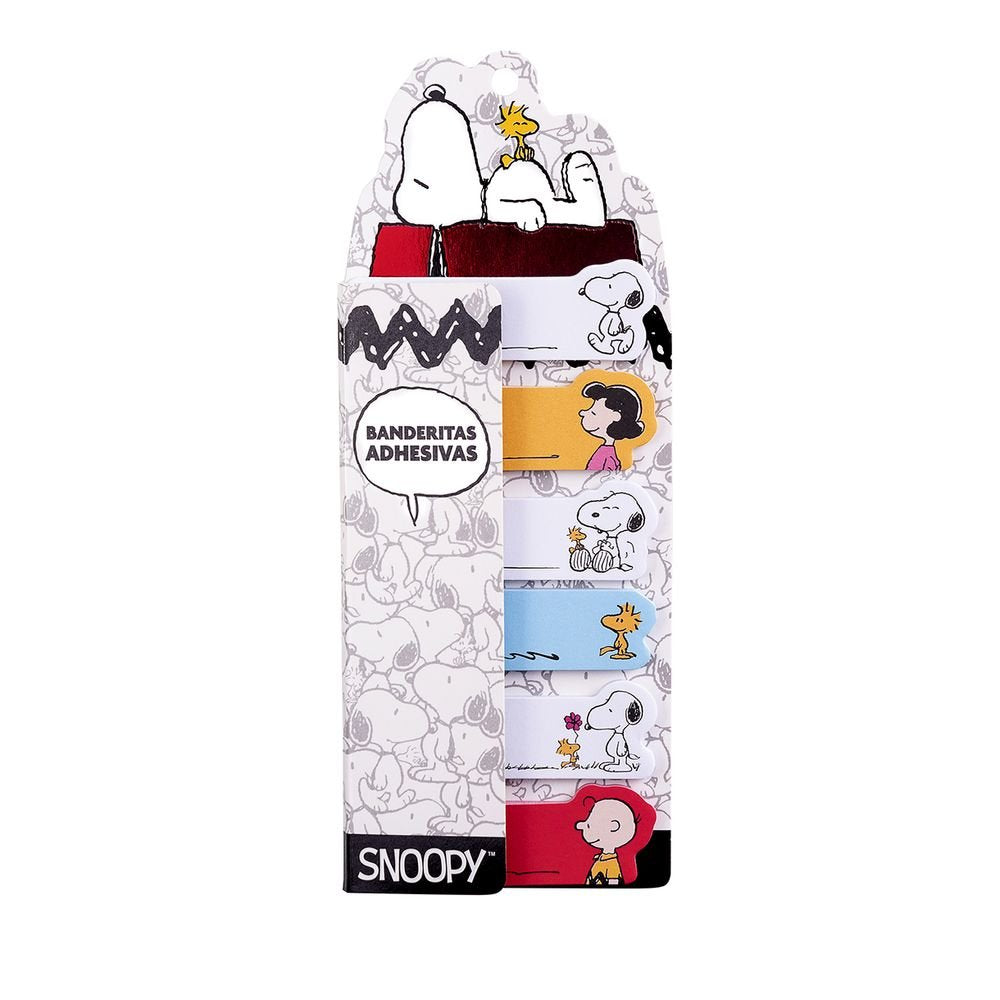 Set Banderitas Amigos de Snoopy MOOVING Paper 20 unidades