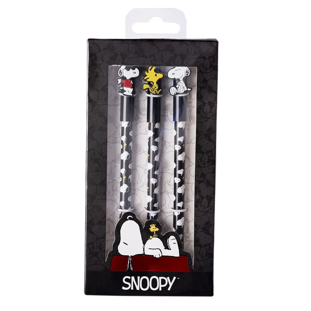 Set 3 Bolígrafos Snoopy Marca Mooving Paper EU S.L