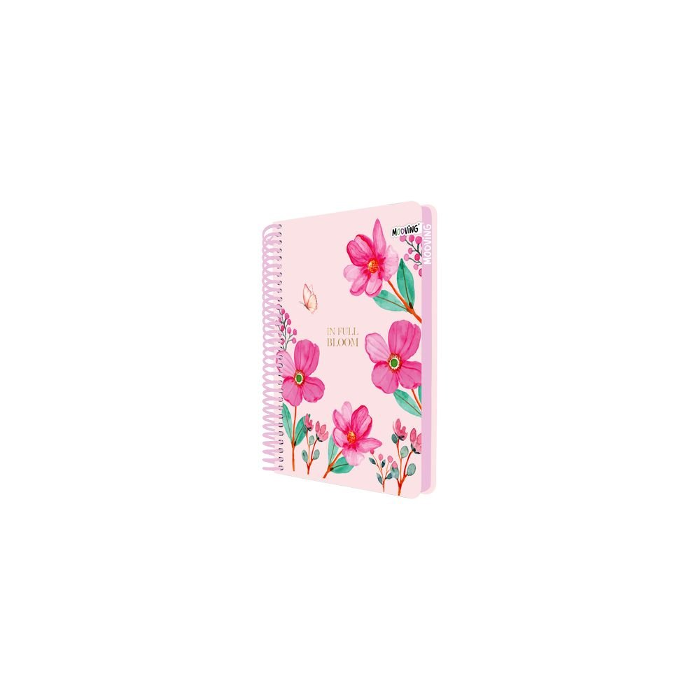Cuaderno anillas A6 96h rayado Mooving Paper
