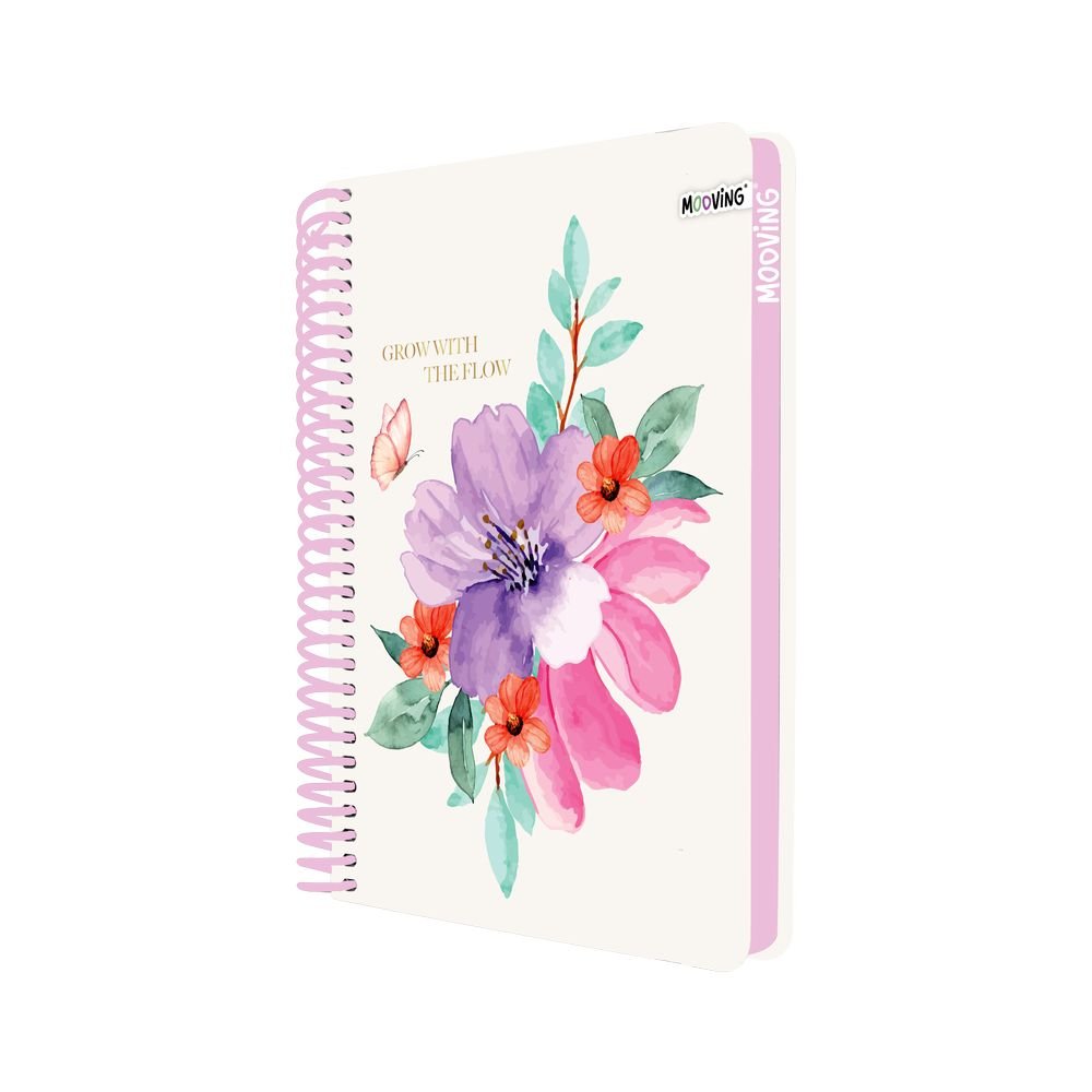 Cuaderno Anillas A4 96H Cuadros 80 g Microperf Garden Surtido Mooving Paper Imagen principal del producto