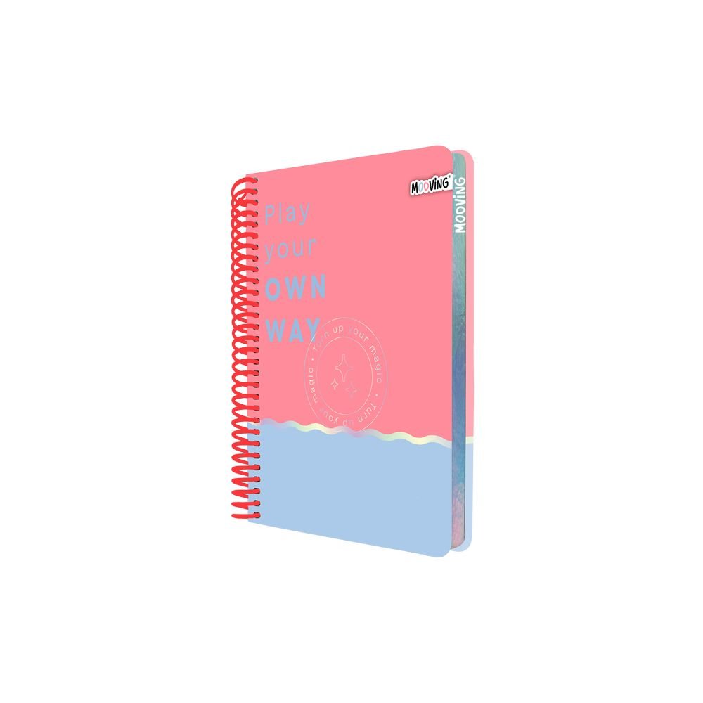Cuaderno Anillas A5 96H Cuadros 80 g Pastel Surt. Mooving Paper Imagen principal del producto